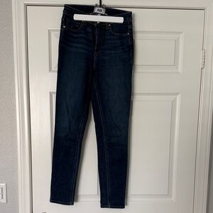 PAIGE Women's Deep Indigo Skinny Jeans